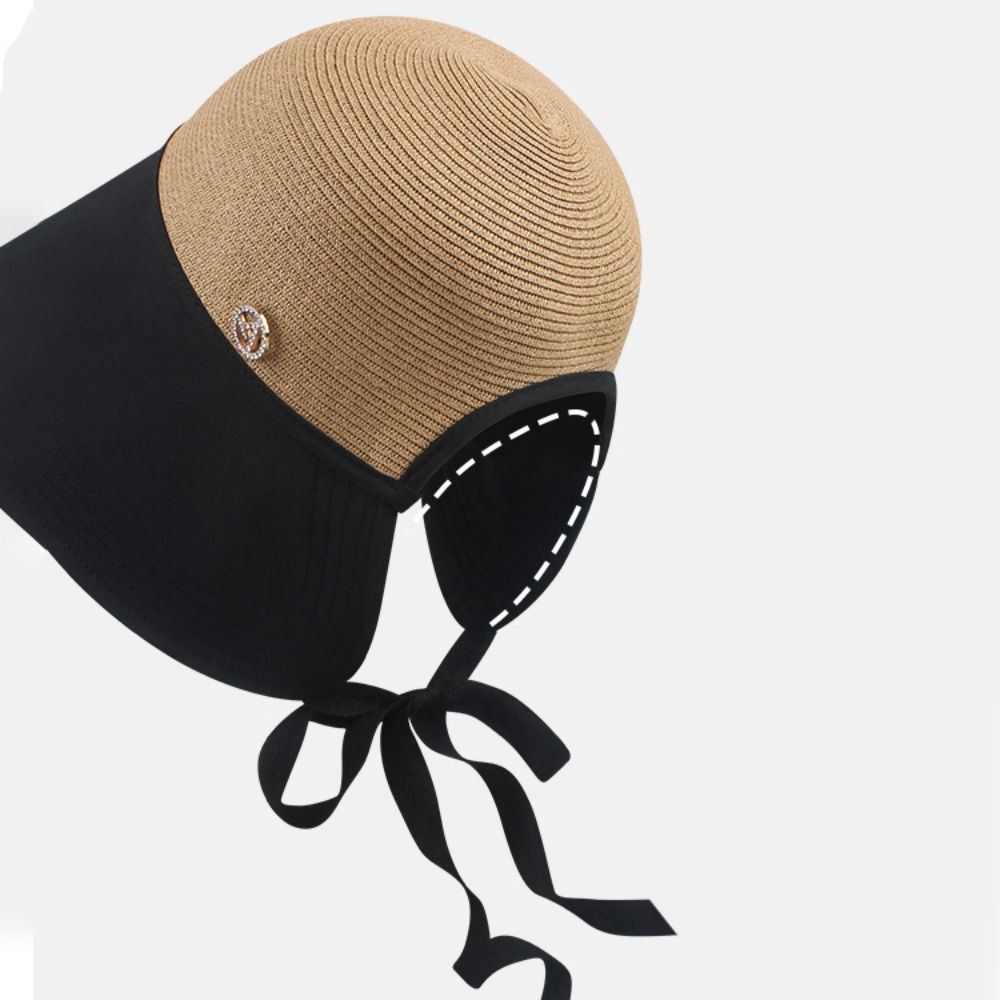 Bucket Hat Straw - Sweet Shade Sun Caps Foldable Bucket