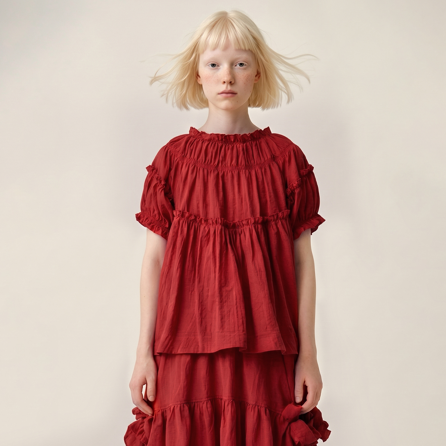 Linen Shirt Breathable - imakokoni Spring/Summer Original Relaxation Lace Soft