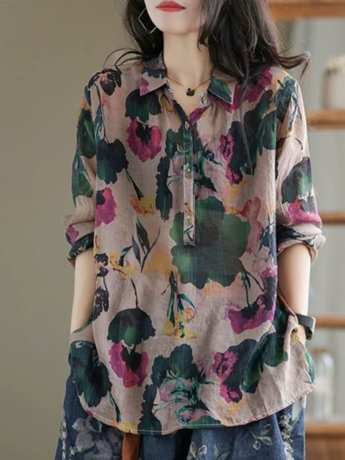 Linen Shirt Breathable - Loose Casual Cotton Linen Shirt Women's
