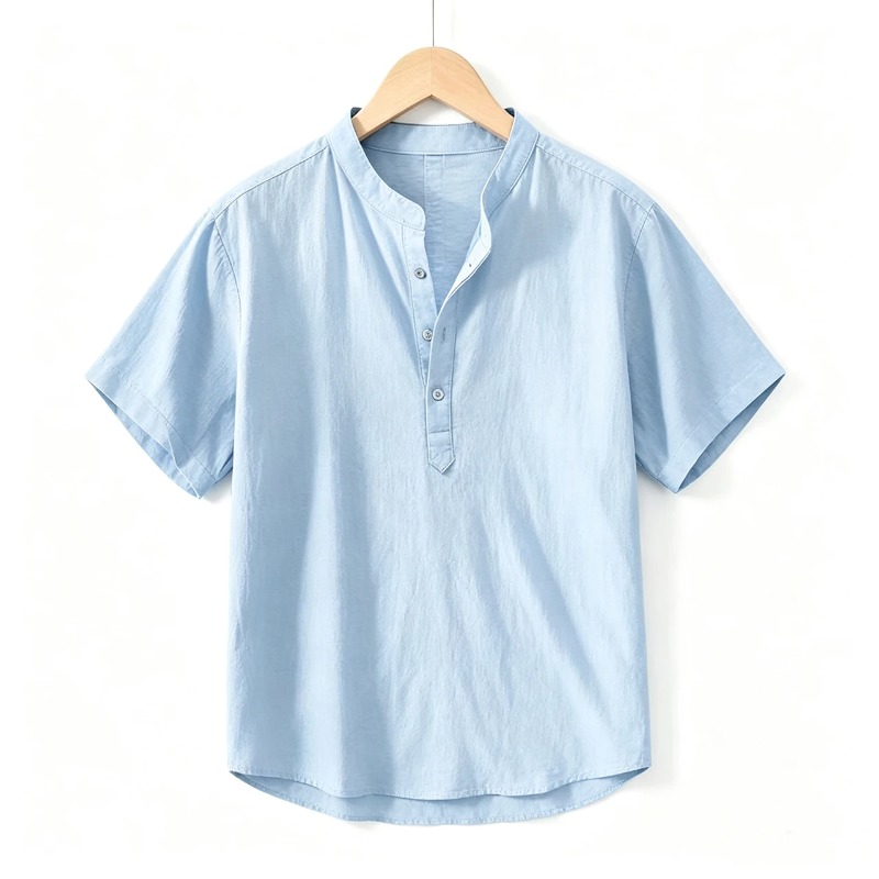 Summer Mens Short Sleeve Shirt – Linen Shirt Breathable Bewertung und Preis