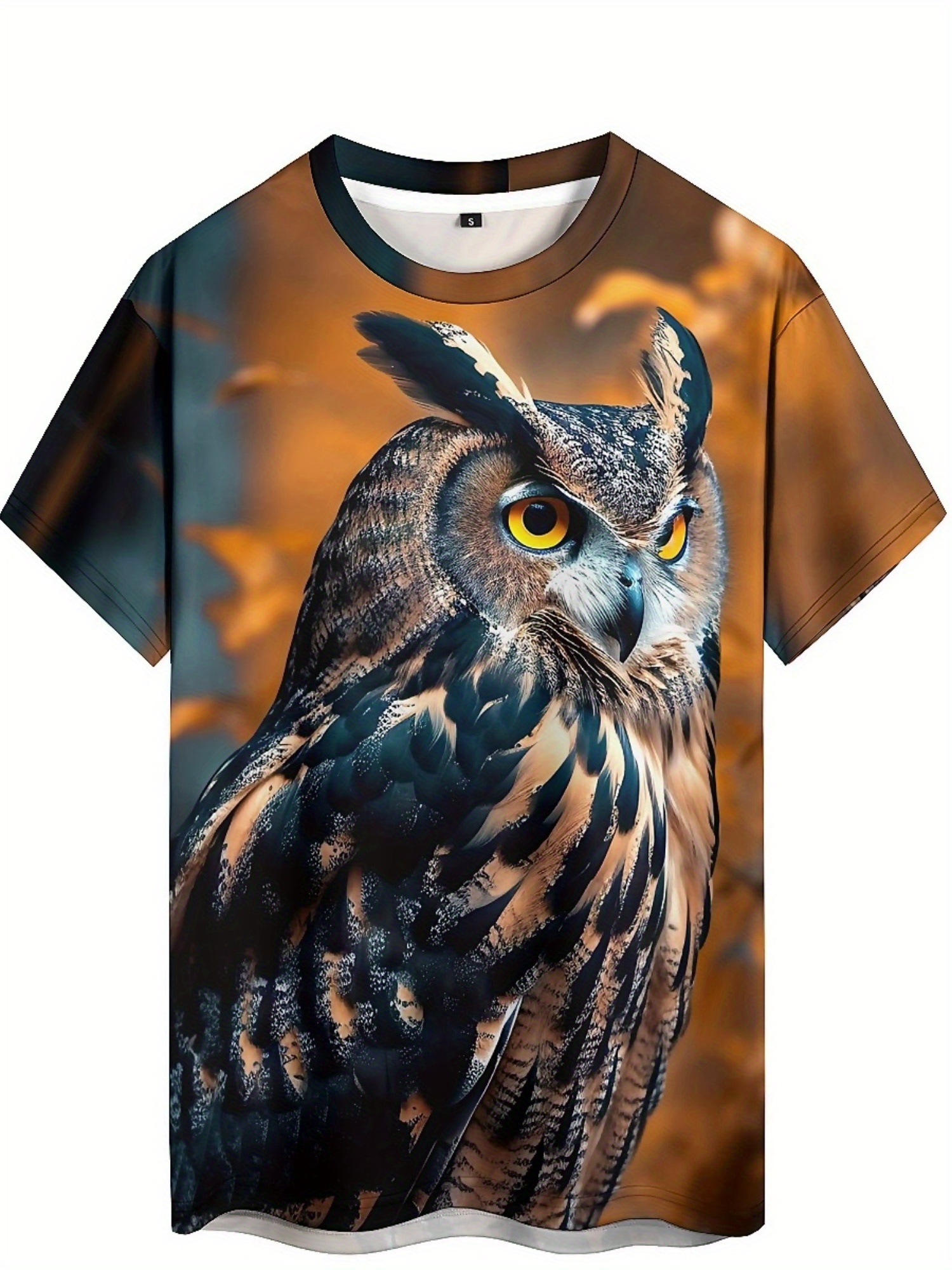Men's & Women's 3D Print Owl G – Tee Graphic Print Bewertung und Preis