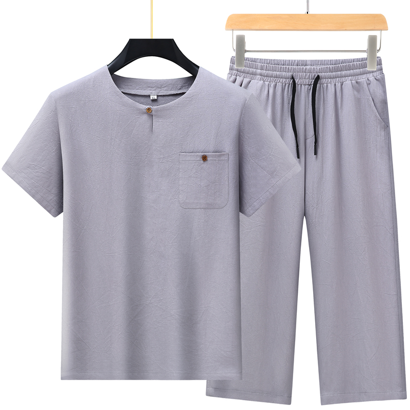 High-quality fashionable men's – Short Linen Drawstring Bewertung und Preis