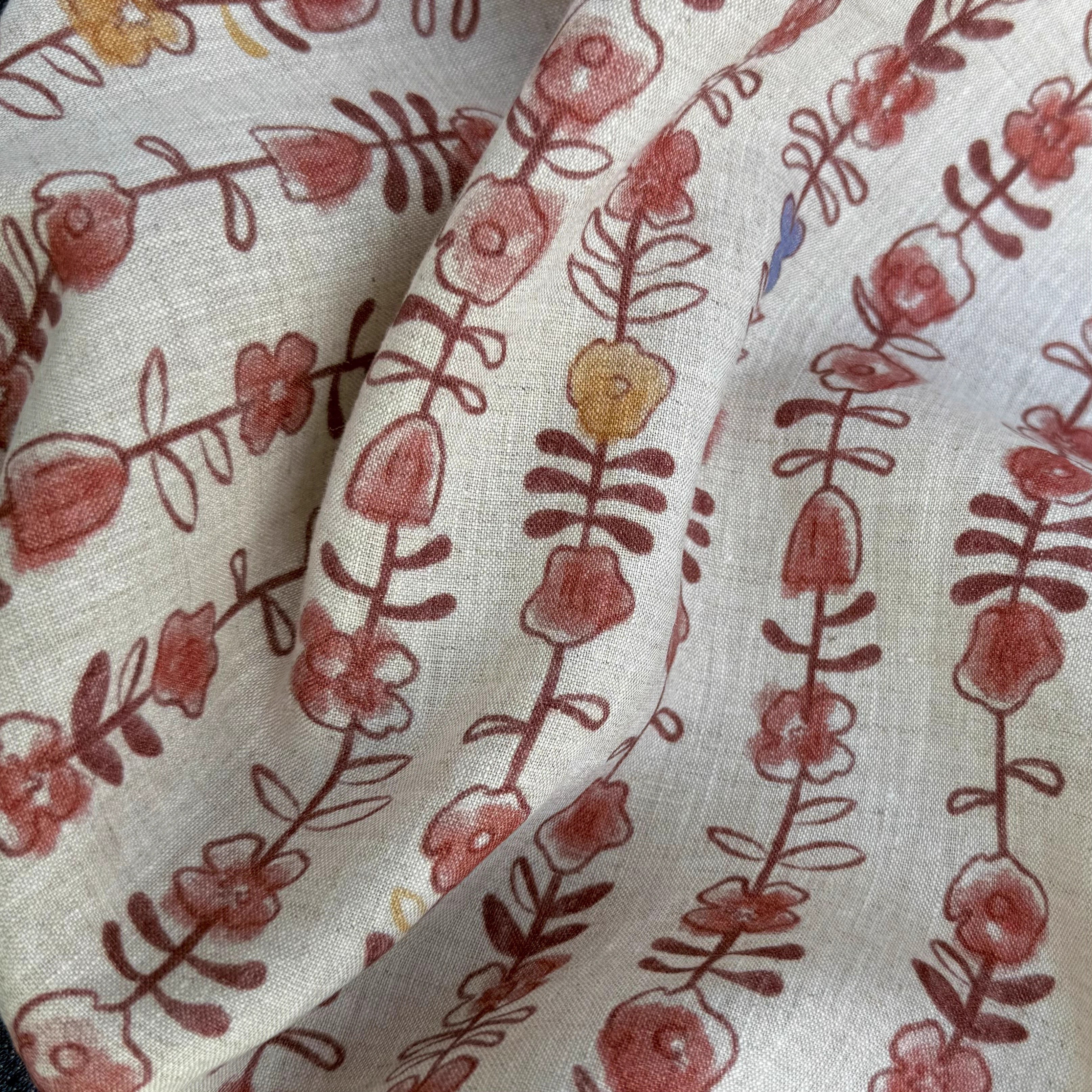 1yard Unique flowers print fab – Linen Shirt Breathable Bewertung und Preis