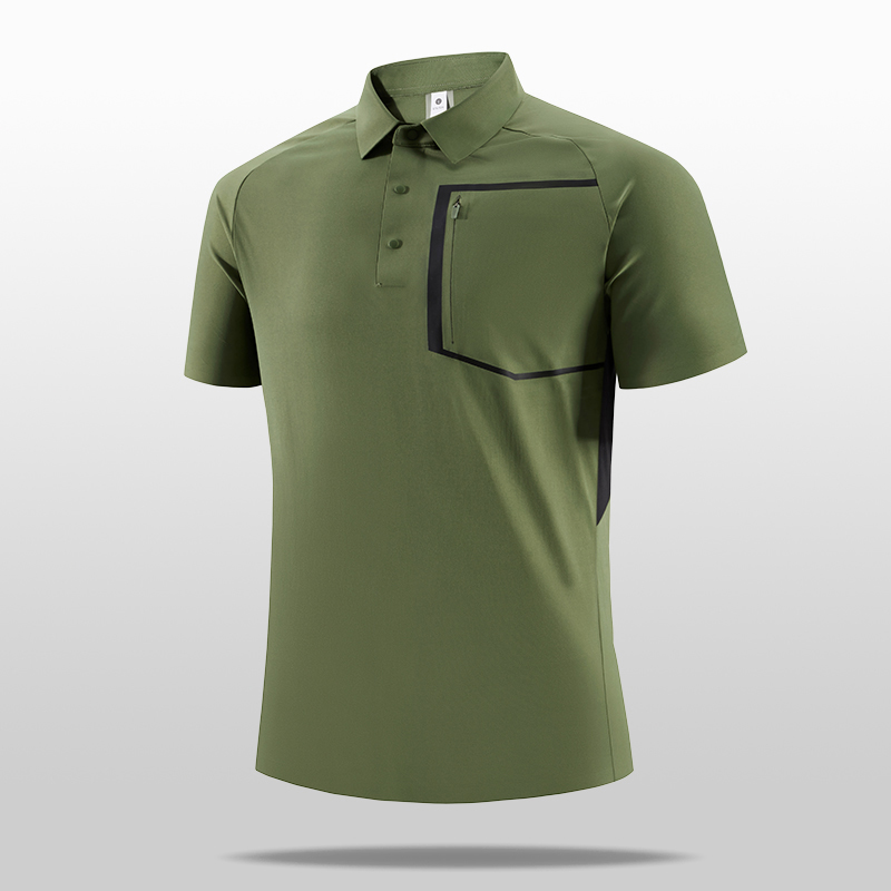 Summer new ice silk POLO shirt – Polo Shirt Pique Bewertung und Preis