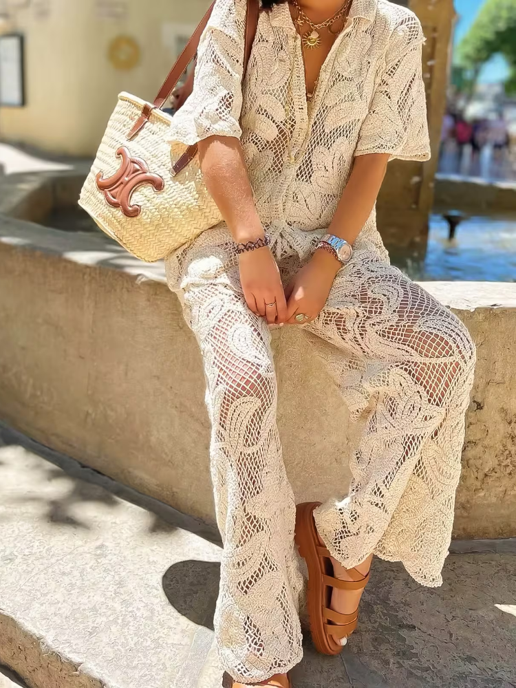 Women's Stylish 2 Piece Set Cr – Resort Shirt Floral Bewertung und Preis