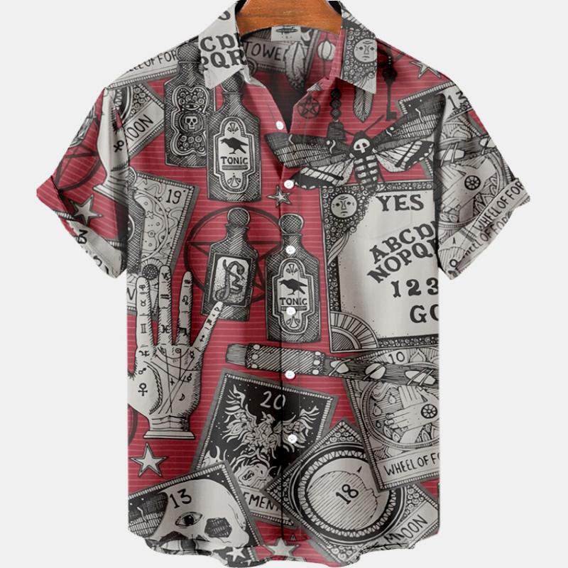 Summer Men's Fashion Casual So – Resort Shirt Floral Bewertung und Preis