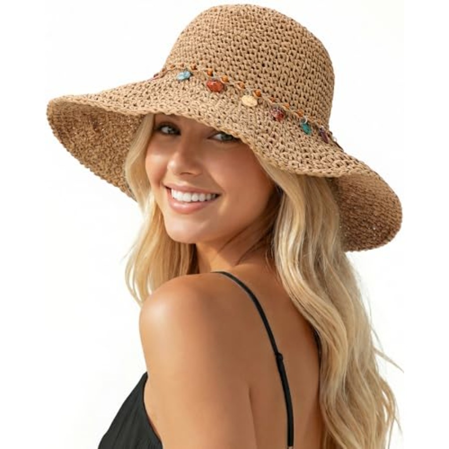 Beach Sun Hats for Women, Stra – Packable Hat Nylon Bewertung und Preis