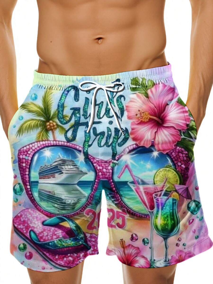Mens Beach Swim Trunks 3D Prin – Swim Trunk Quick Dry Bewertung und Preis