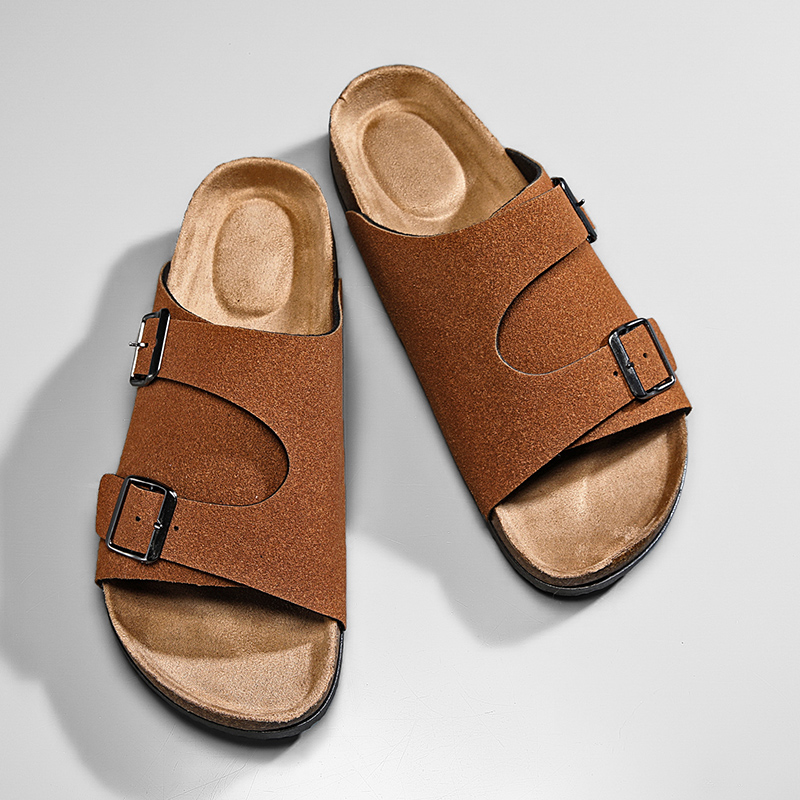 2026 Cork Slippers Men Summer  – Flip Flop Leather Men Bewertung und Preis