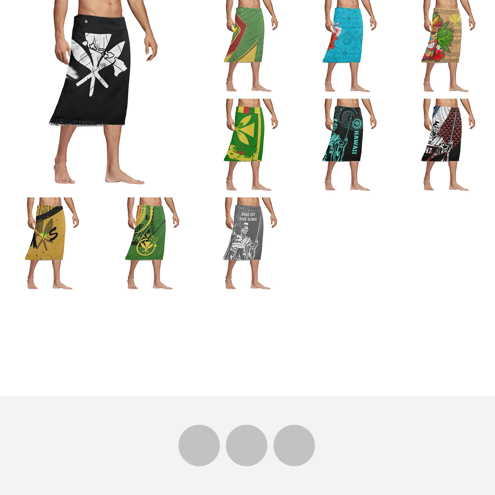 Polynesian Tribal Tattoo Print – Sarong Men Wrap Bewertung und Preis