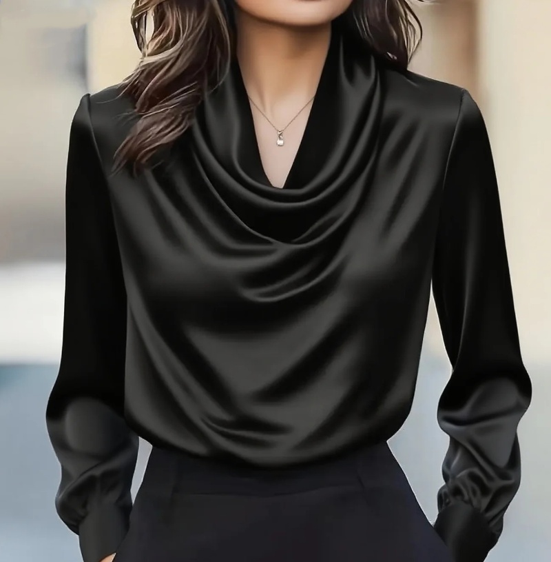 Autumn fashion elegant tempera – Shirt Camp Collar Bewertung und Preis