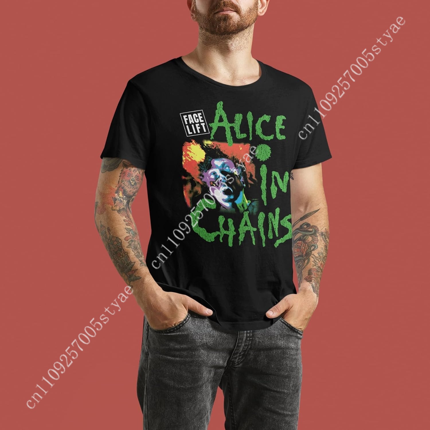 Alice in Chains Facelift Tour  – Tee Graphic Print Bewertung und Preis