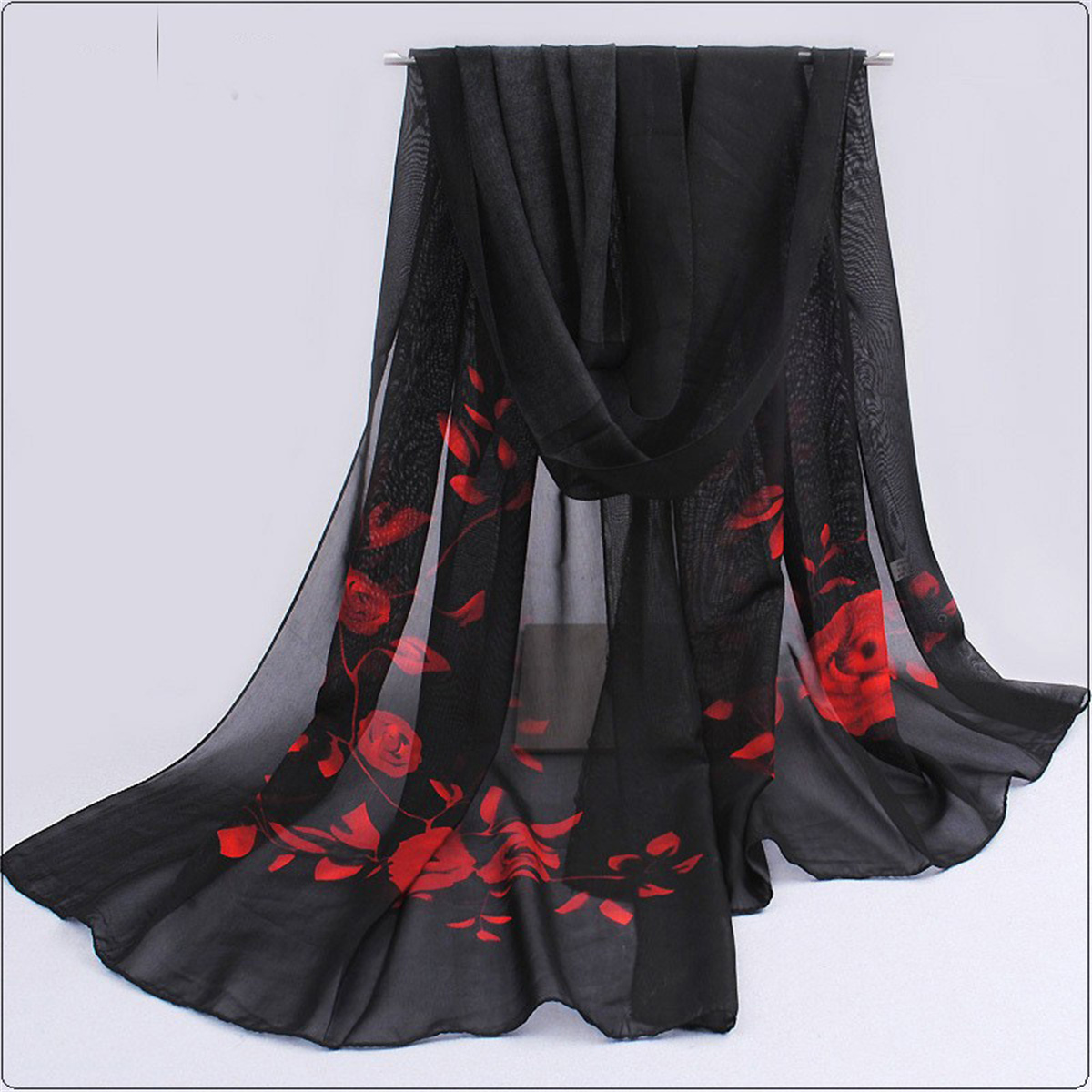 1pcs Chiffon Scarf Simple Eleg – Beach Towel Large Bewertung und Preis