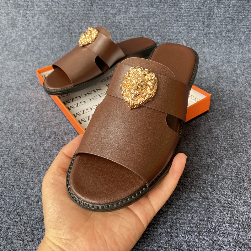 size 38-48 original shoes bran – Flip Flop Leather Men Bewertung und Preis