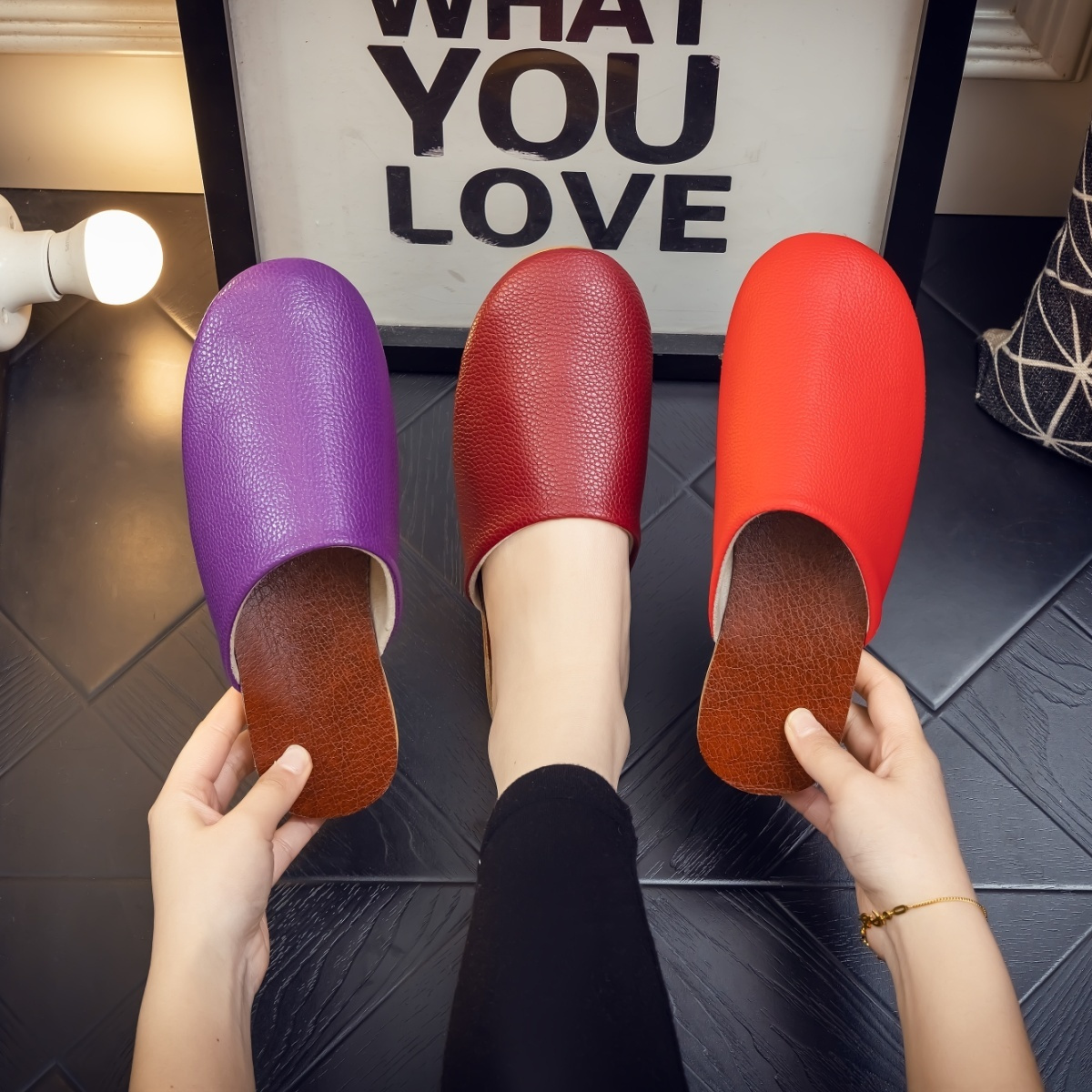 Fashion black leather slippers – Flip Flop Leather Men Bewertung und Preis