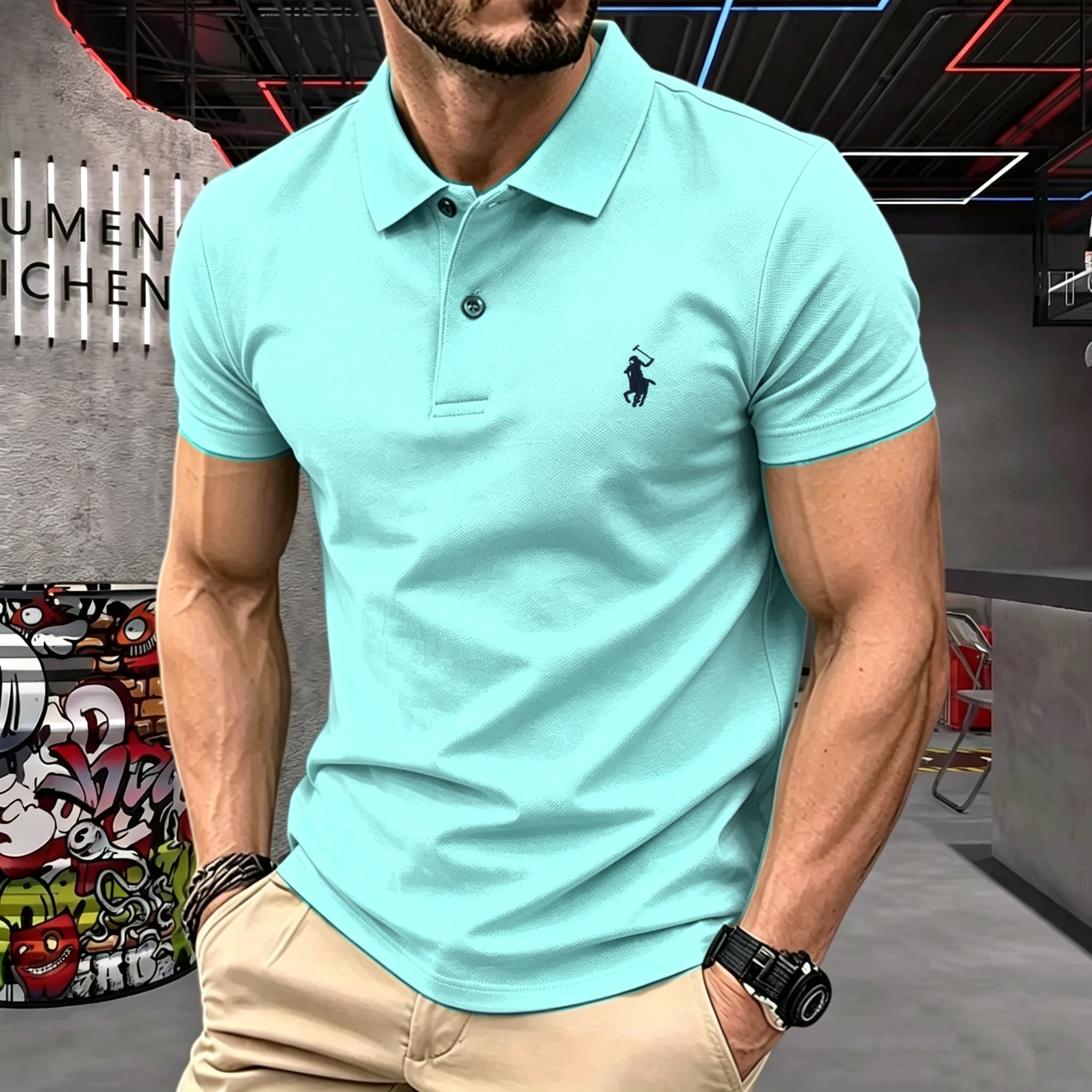 100% pure cotton 2026high-end  – Polo Shirt Pique Bewertung und Preis