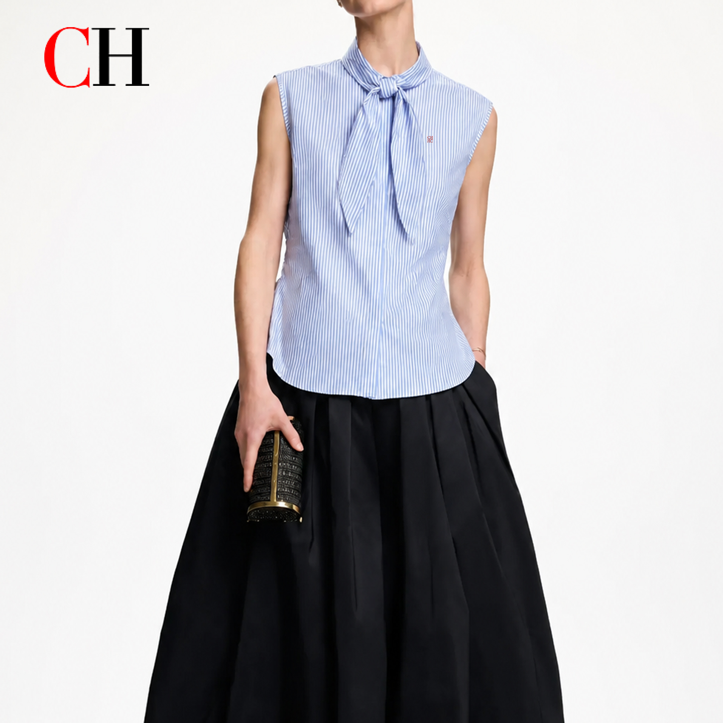 CH Embroidered Sleeveless Shir – Shirt Camp Collar Bewertung und Preis