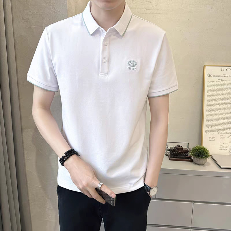 New Men's Polo Shirt Summer Sh – Polo Shirt Pique Bewertung und Preis