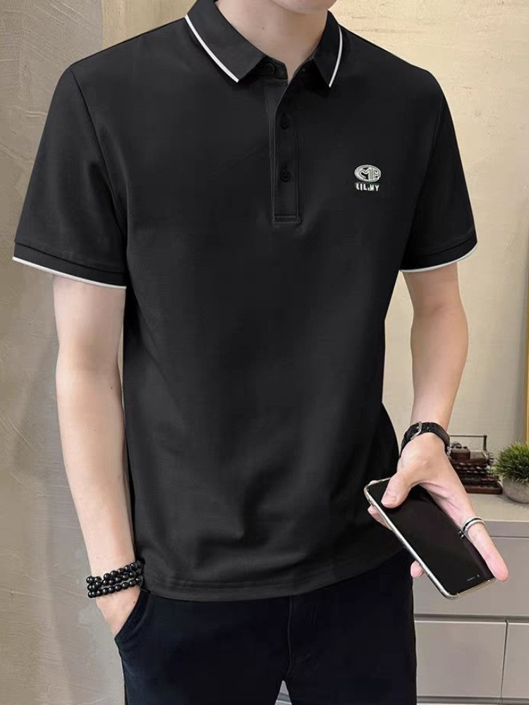 New Men's Polo Shirt Summer Sh – Polo Shirt Pique Bewertung und Preis