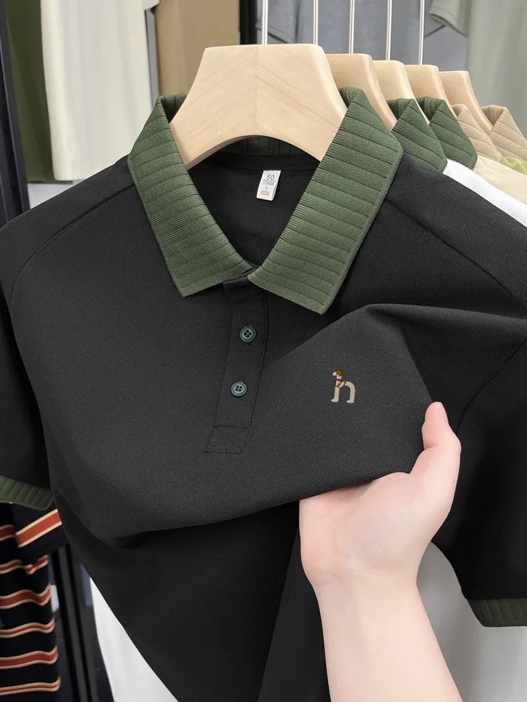 Luxury brand men's short sleev – Polo Shirt Pique Bewertung und Preis