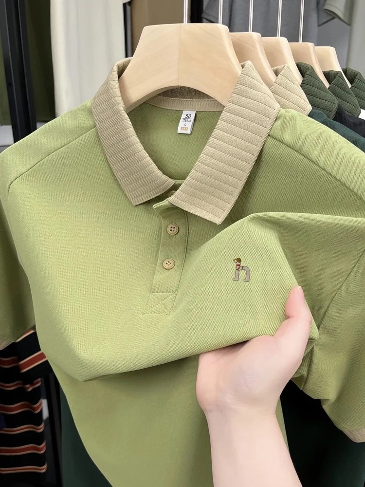 Luxury brand men's short sleev – Polo Shirt Pique Bewertung und Preis