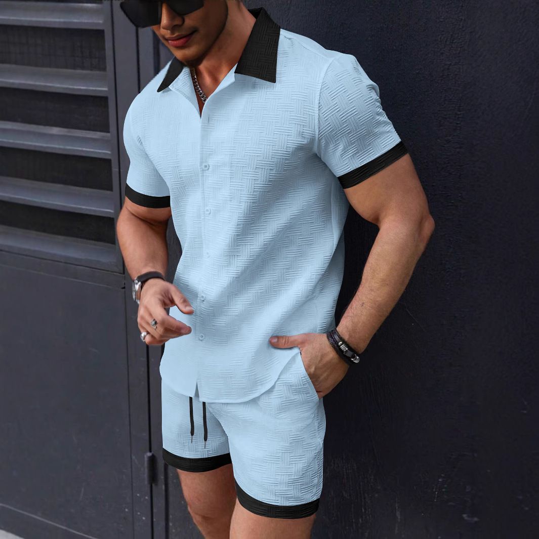Matching Sets Trend Men Suit   – Short Linen Drawstring Bewertung und Preis