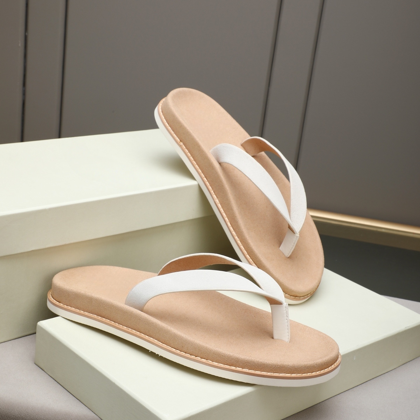 Luxury Brand Genuine Leather S – Flip Flop Leather Men Bewertung und Preis