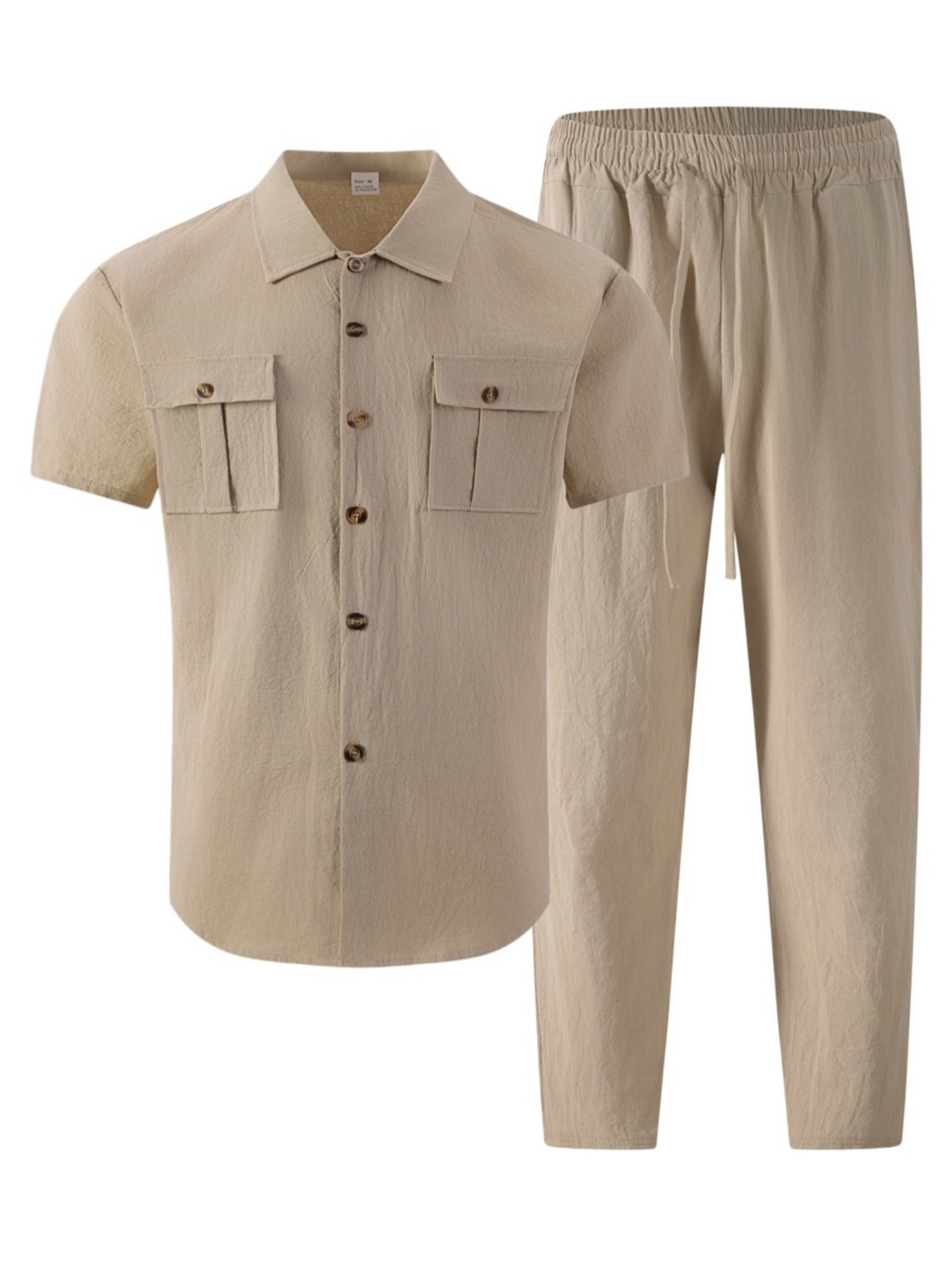 2026 Men's Cotton Linen Short  – Short Linen Drawstring Bewertung und Preis