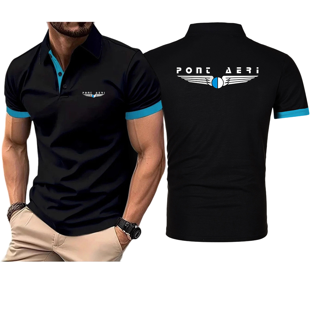 Disco Logo Pont Aeri CH Men's  – Polo Shirt Pique Bewertung und Preis