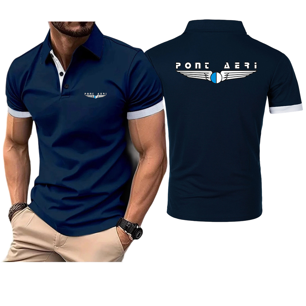 Disco Logo Pont Aeri CH Men's  – Polo Shirt Pique Bewertung und Preis