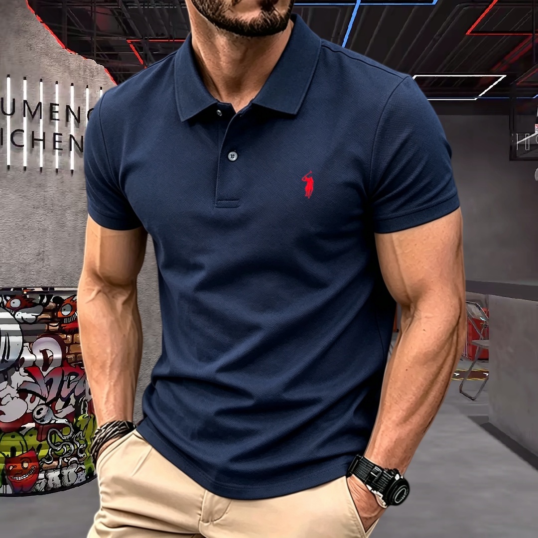 100% pure cotton high-end bran – Polo Shirt Pique Bewertung und Preis