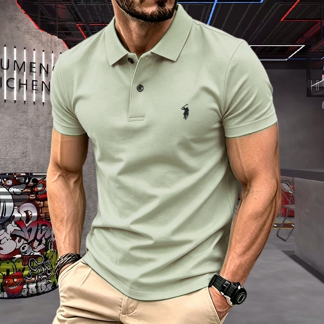 100% pure cotton high-end bran – Polo Shirt Pique Bewertung und Preis