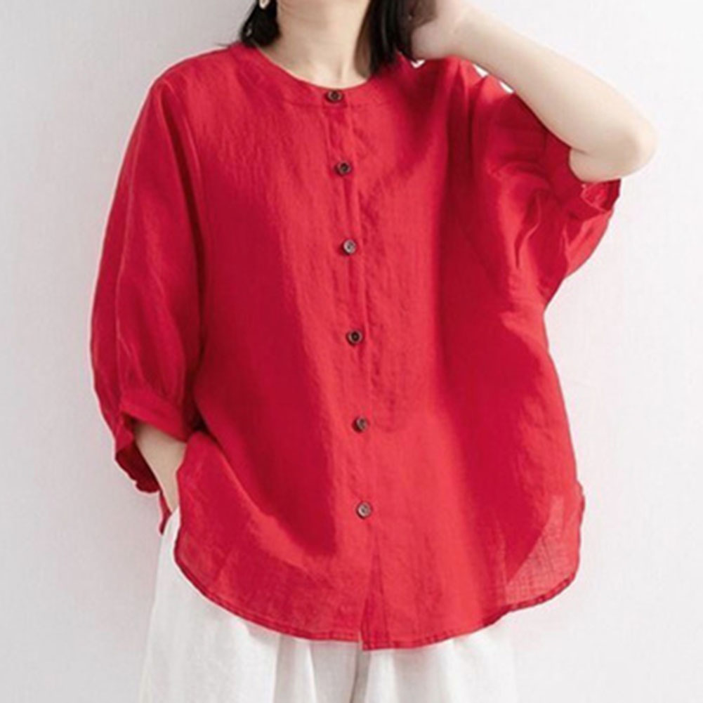 Casual Long Sleeve Cotton Line – Linen Shirt Breathable Bewertung und Preis