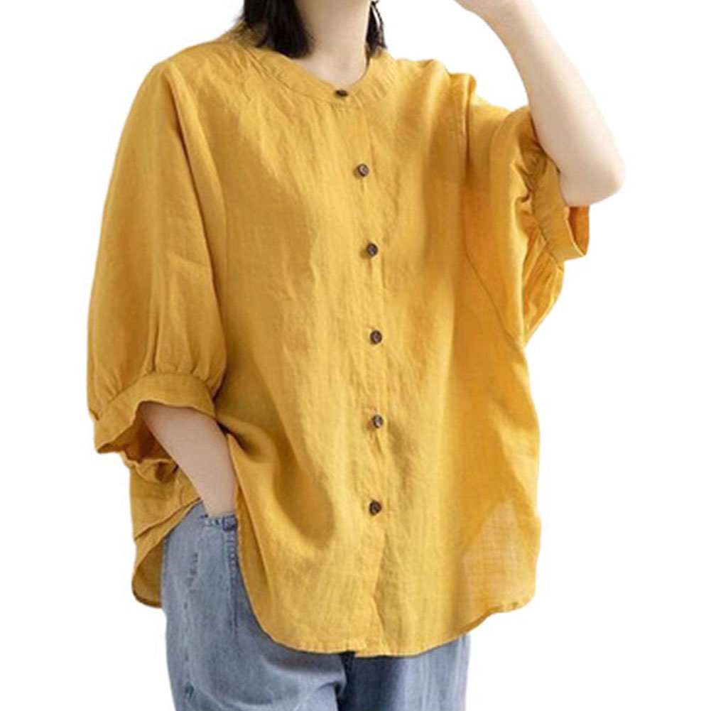 Casual Long Sleeve Cotton Line – Linen Shirt Breathable Bewertung und Preis