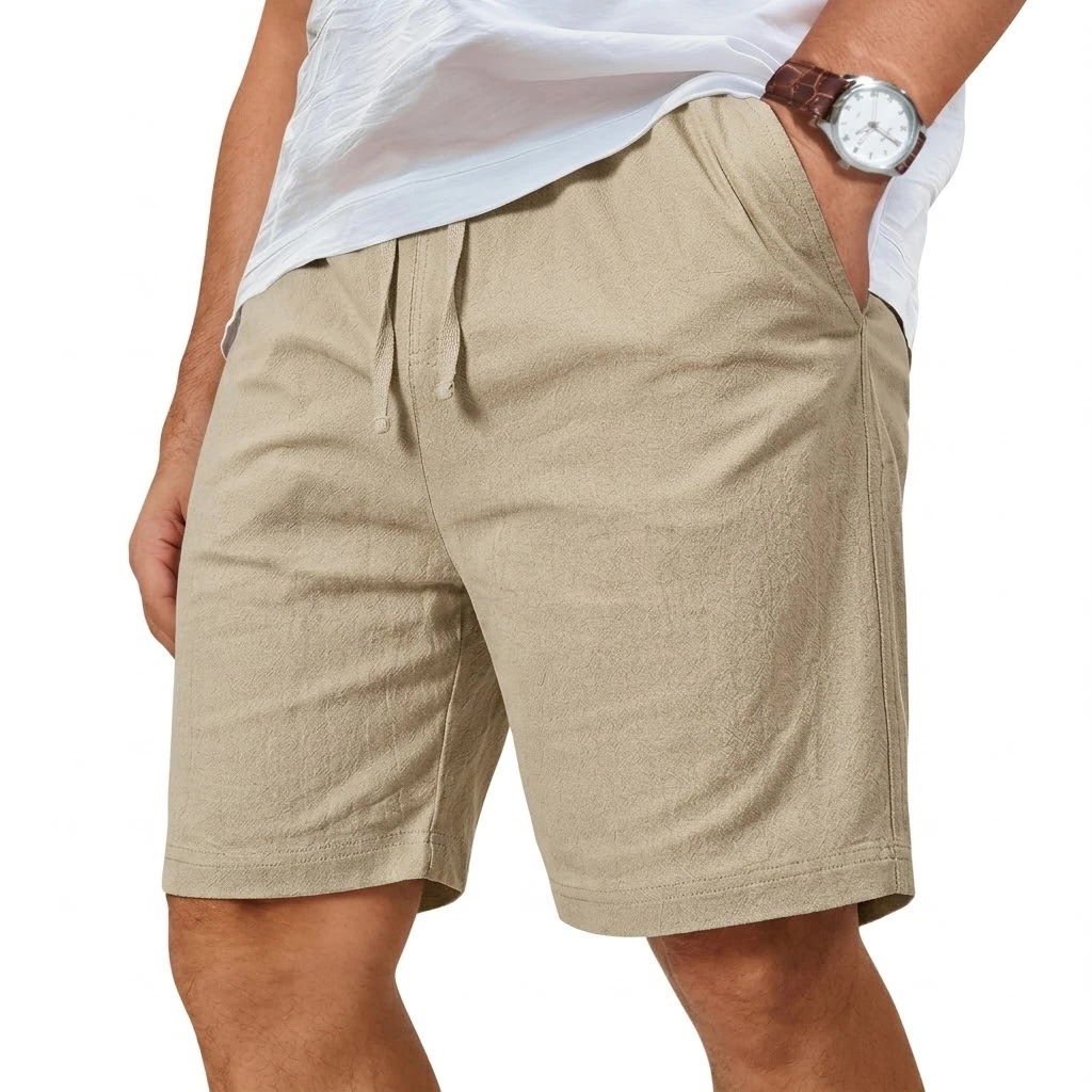 Oversized Cotton Linen Shorts  – Short Linen Drawstring Bewertung und Preis