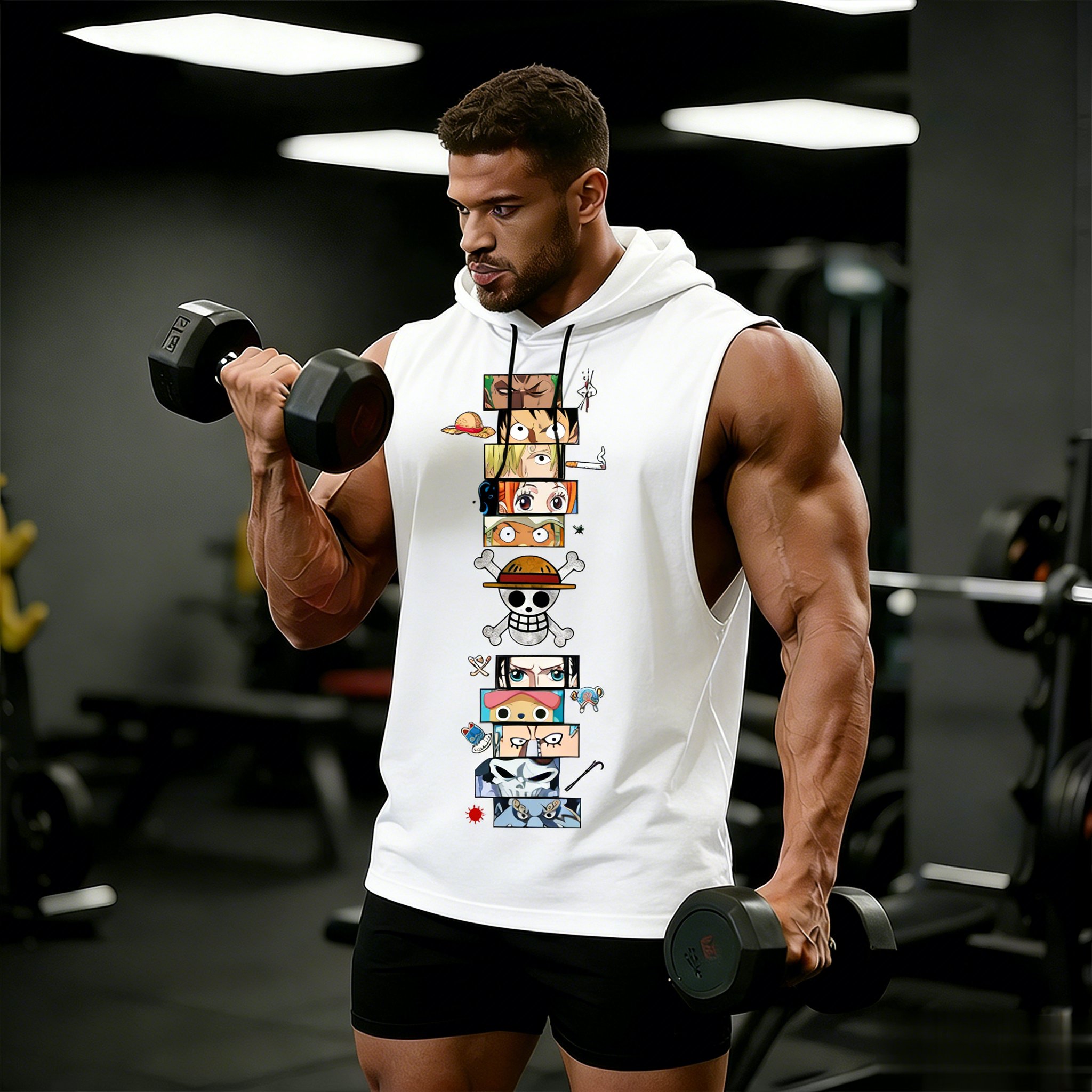 One Piece Anime Hoodie Sleevel – Tank Top Muscle Bewertung und Preis