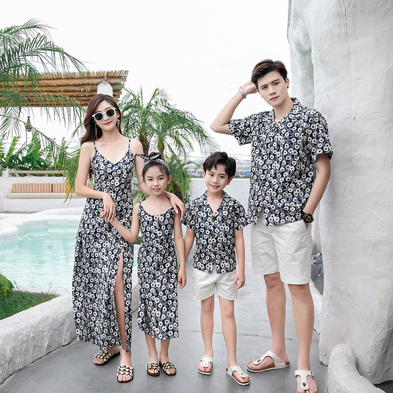 Family Matching Outfit Floral  – Resort Shirt Floral Bewertung und Preis
