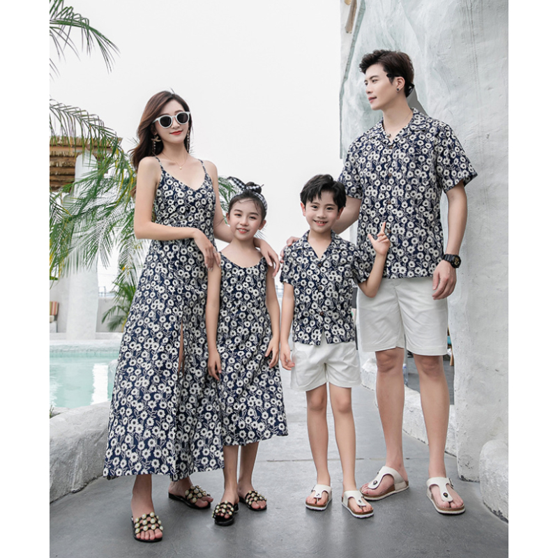 Family Matching Outfit Floral  – Resort Shirt Floral Bewertung und Preis