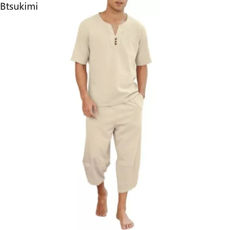 2026 Men's Hip Hop Cotton Line – Short Linen Drawstring Bewertung und Preis