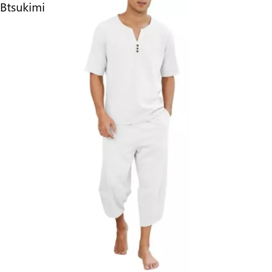 2026 Men's Hip Hop Cotton Line – Short Linen Drawstring Bewertung und Preis