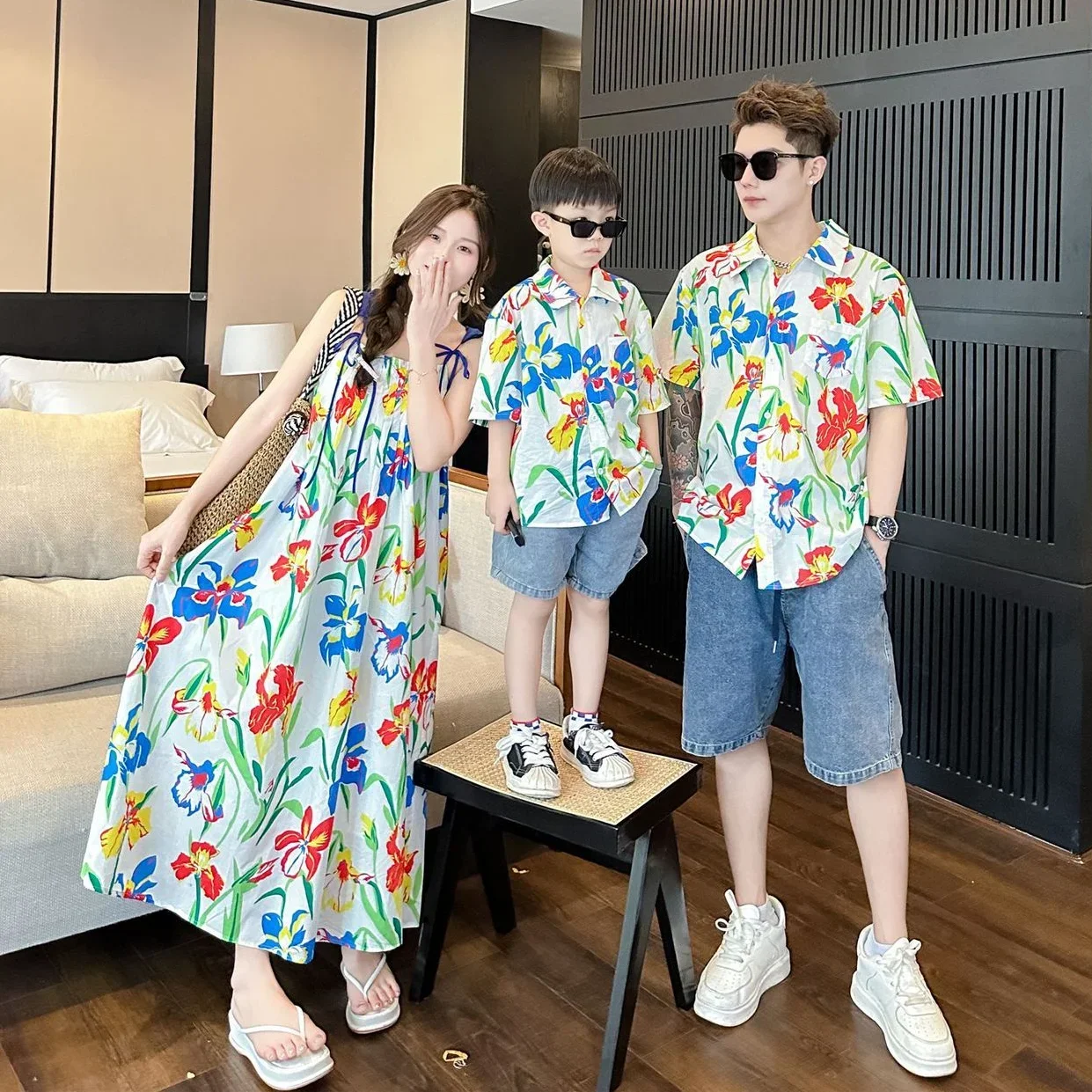 VacationClothes Korean Mommy a – Resort Shirt Floral Bewertung und Preis
