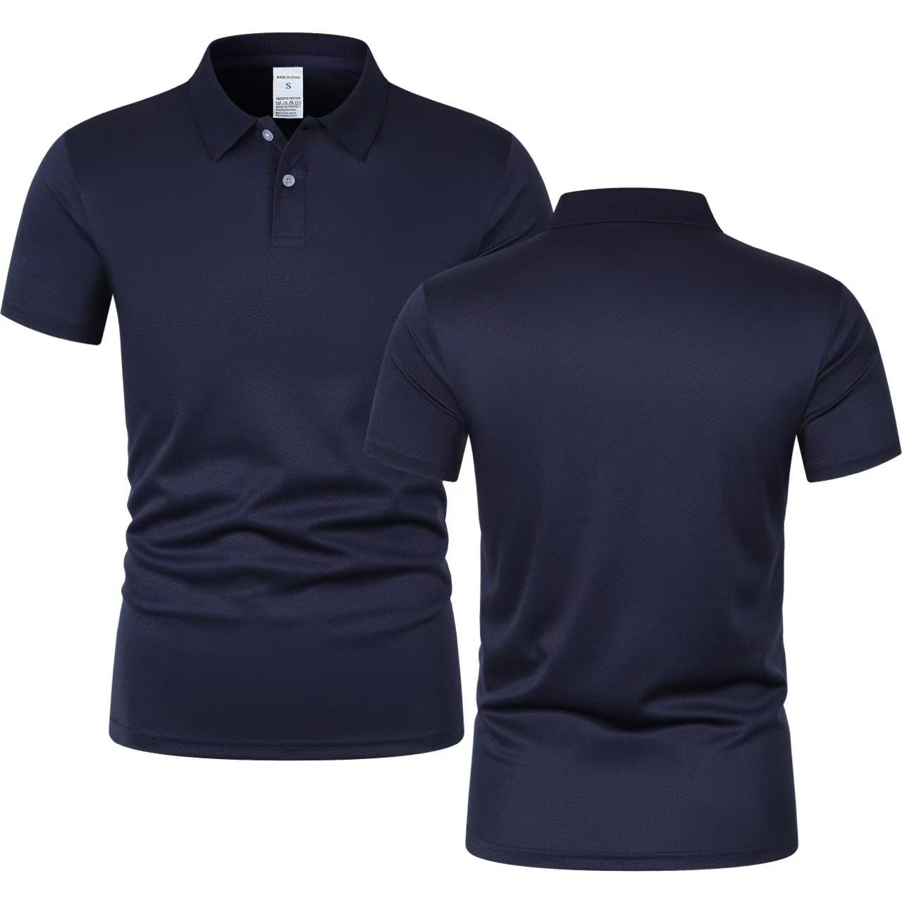 2025 New Summer Men's Short Sl – Polo Shirt Pique Bewertung und Preis
