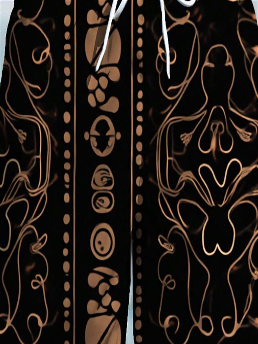 Mens Abstract Geometric Print  – Swim Trunk Quick Dry Bewertung und Preis