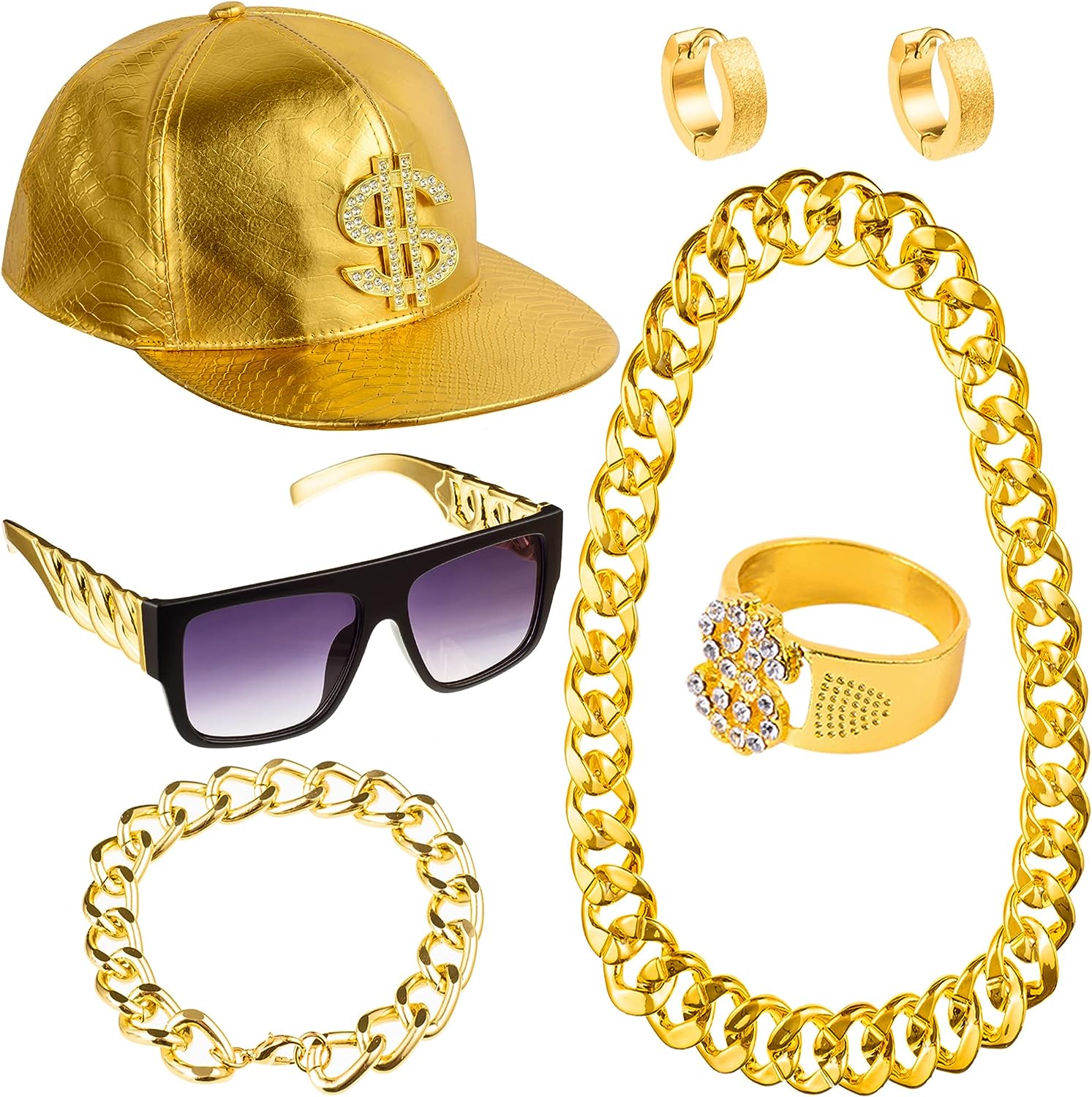 PESENAR 80s 90sHip Hop Costume – Sunglass Retainer Cord Bewertung und Preis