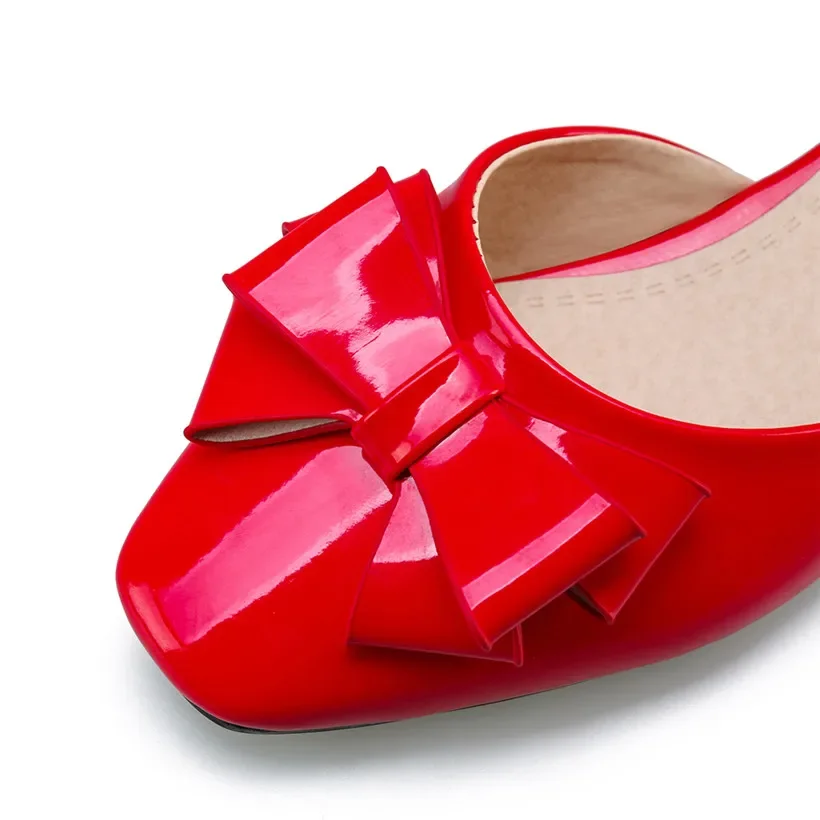 Big Size Women Bowtie Pumps Ro – Casual Sandal Leather Bewertung und Preis